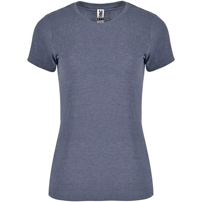 Fox T-Shirt für Damen, Heather Denim Blue, L