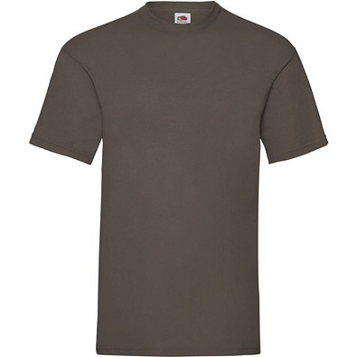 FRUIT OF THE LOOM ® Unisex T-Shirt Valueweight T, chocolate, 2XL