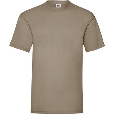 FRUIT OF THE LOOM ® Unisex T-Shirt Valueweight T, khaki, 2XL