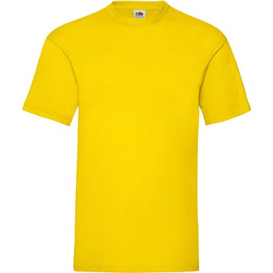 FRUIT OF THE LOOM ® Unisex T-Shirt Valueweight T, yellow, 2XL