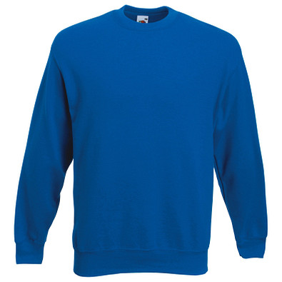 FRUIT OF THE LOOM® Unisex Sweatshirt Set-In, royalblau, L