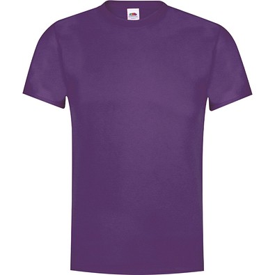 FRUIT OF THE LOOM® Unisex T-Shirt Original T, M, LILA