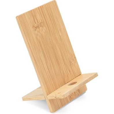 GALEN. Handyhalter aus Bambus, in zwei Teile zerlegbar, Natur
