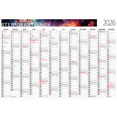 Geiger-Notes Bild-Wandkalender Cosmos A1 plano, inkl. Druck, bunt