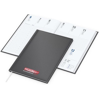 Geiger-Notes Buchkalender Media Bestseller, anthrazit, inkl. Siebruck-Digital