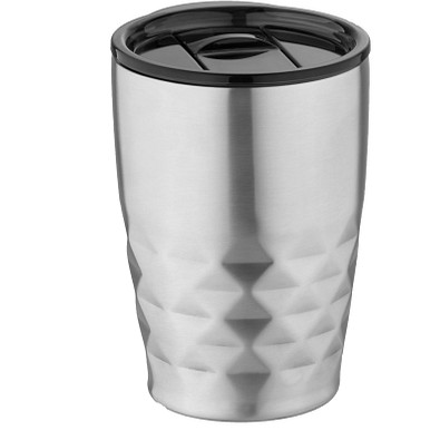 Geo Kupfer-Vakuum Isolierbecher, 350 ml, silber