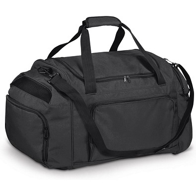 GIRALDO. Sporttasche aus 300D-Polyester, Schwarz