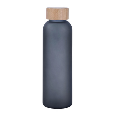 Glas-Flasche TAKE FROSTY, schwarz