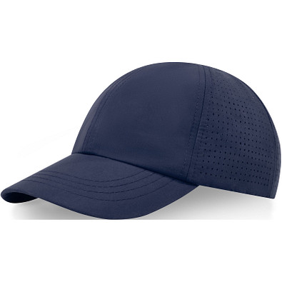 Glimmer GRS recycelte Cool Fit Kappe mit sechs Segmenten, navy
