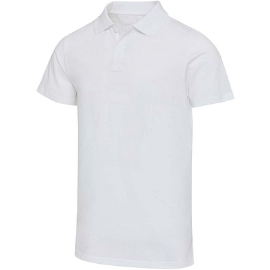 Graphite 180 g/m² Kurzärmeliges Poloshirt Bio Baumwolle (OCS), unisex, weiss, XS