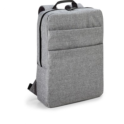 GRAPHS BPACK. Laptop Rucksack aus 600D Polyester mit gefüttertem 15'6", Hellgrau
