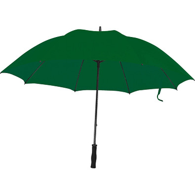Großer Regenschirm aus Polyester, dunkelgrün