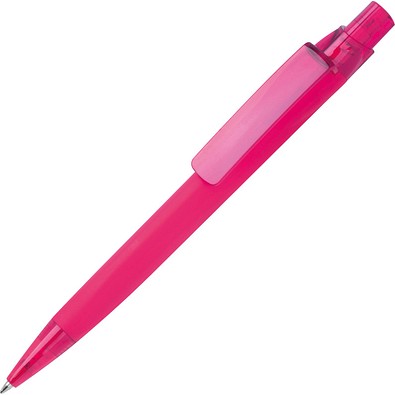 Gummierter Kugelschreiber ORLANDO, pink