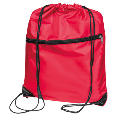 Gymbag aus RPET, rot