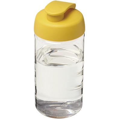 H2O Active® Bop 500 ml Sportflasche mit Klappdeckel, transparent/gelb