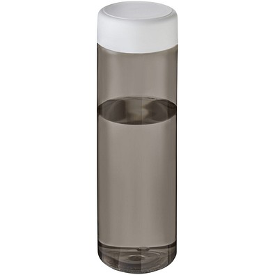 H2O Active® Vibe 850 ml Sportflasche mit Drehdeckel, kohle/weiß