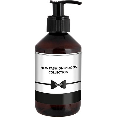 Handlotion in einer Apotheke-Flasche, Braun
