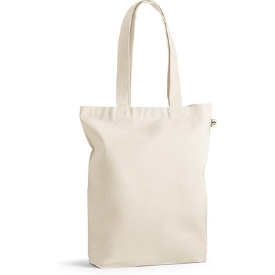HARBOR. Tasche aus recycelter Baumwolle (70%) und Polyester (30% rPET)(280 g/m²), Naturhell