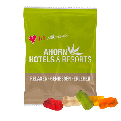 HARIBO Fruchtgummi 10g, LKW, Weiße Folie