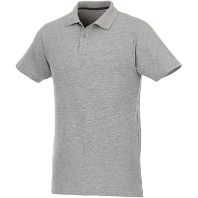 ELEVATE Herren Poloshirt Helios, heather grau, L