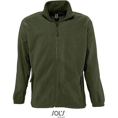 Herren Fleecejacke North, XS, Army