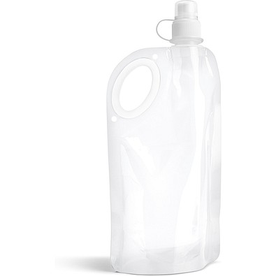 HIKE. Faltbare Flasche aus PET, PA und PE 750 ml, Weiß