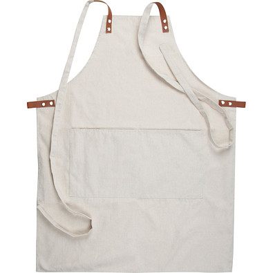 Hochwertige Schürze, beige