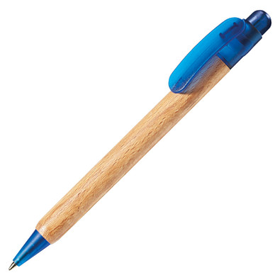 Holz Kugelschreiber PrismaWood, MADE IN GERMANY, blau