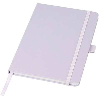 Honua A5 Notizbuch aus recyceltem Papier mit Cover aus recyceltem PET, fliederfarben
