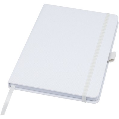 Honua A5 Notizbuch aus recyceltem Papier mit Cover aus recyceltem PET, weiss