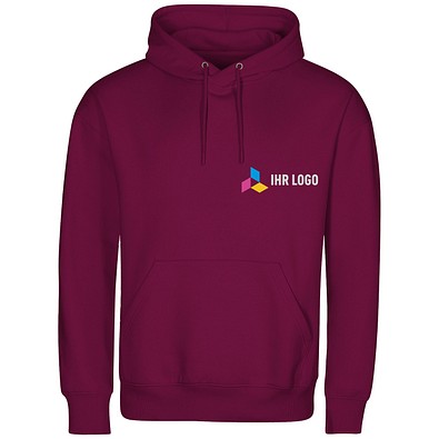 MALFINI Hoodie unisex Cloud, 3XL, fuchsia