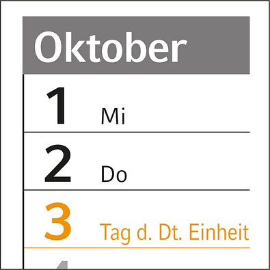 Geiger-Notes Wandplaner Horizont green+blue, inkl. Druck, Schmuckfarbe