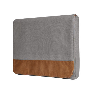 HALFAR Notebook-Hülle Life, grau/braun