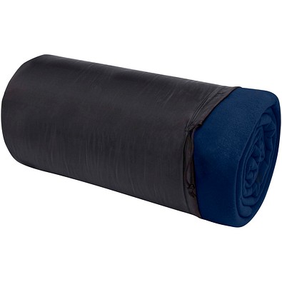 Huggy Fleecedecke mit Hülle 220 × 250 cm, navy