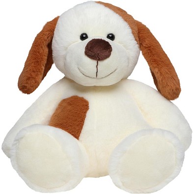 Hund Fiete, creme/braun