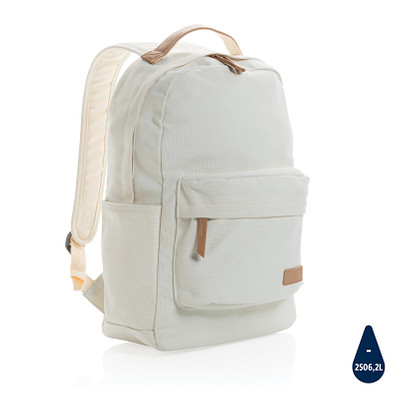 Impact AWARE™ 16 oz. rCanvas Rucksack, off white