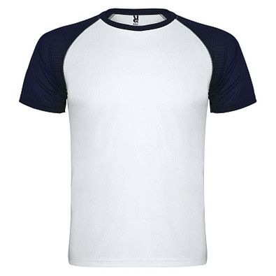 Indianapolis Sport T-Shirt für Kinder, weiß / Navy Blue, 16