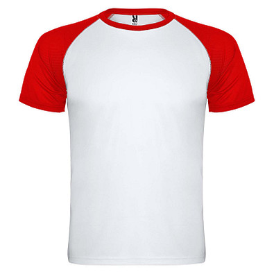 Indianapolis Sport T-Shirt für Kinder, weiß / rot, 16