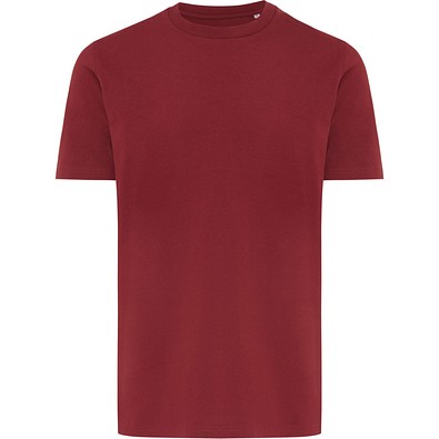 IQONIQ Brett T-Shirt aus recycelter Baumwolle, burgunderrot, XS