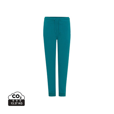 Iqoniq Cooper Jogger aus recycelter Baumwolle, verdigris, M