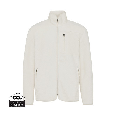 Iqoniq Diran Fleecejacke aus recyceltem Polyesterflor, neutral, XXXL