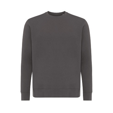 Iqoniq Etosha Lightweight Sweater aus recycelter Baumwolle, anthrazit, L