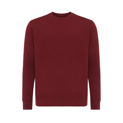 Iqoniq Etosha Lightweight Sweater aus recycelter Baumwolle, burgunderrot, XXXL