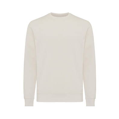 Iqoniq Etosha Lightweight Sweater aus recycelter Baumwolle, ivory white, XXL