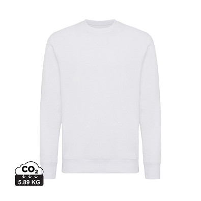 Iqoniq Etosha Lightweight Sweater aus recycelter Baumwolle, weiß, L