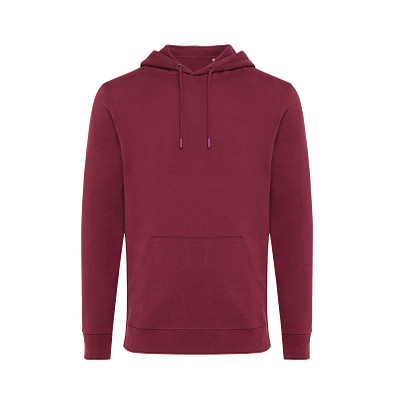 Iqoniq Jasper Hoodie aus recycelter Baumwolle, burgunderrot, M