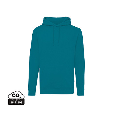 Iqoniq Jasper Hoodie aus recycelter Baumwolle, verdigris, XL