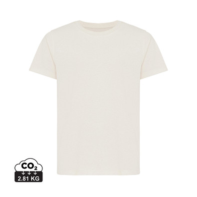 Iqoniq Koli Kids T-Shirt aus recycelter Baumwolle, natural raw, 13-14 y