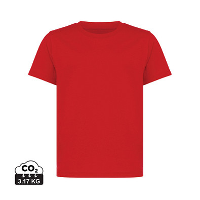 Iqoniq Koli Kids T-Shirt aus recycelter Baumwolle, rot, 5-6 y