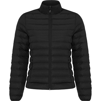 IQONIQ Maiko Damen Steppjacke aus recyceltem Polyester, schwarz, S